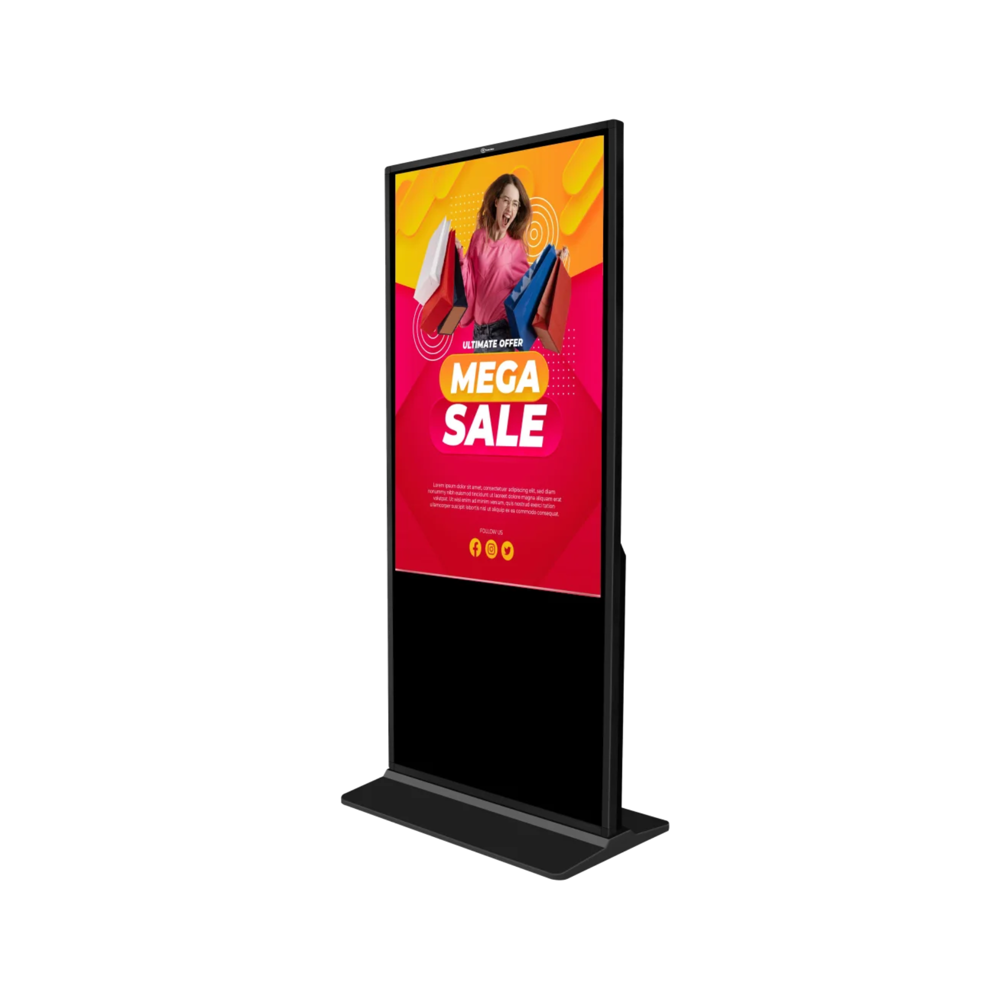 Digital standee rental