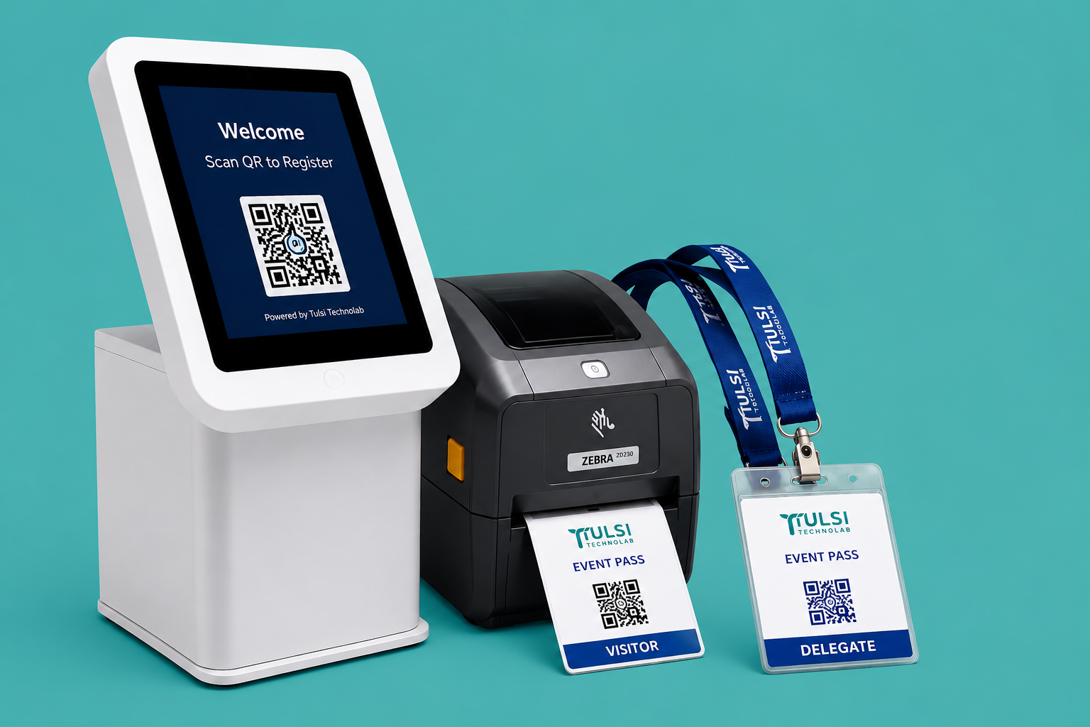 visitor registration management for exhibition