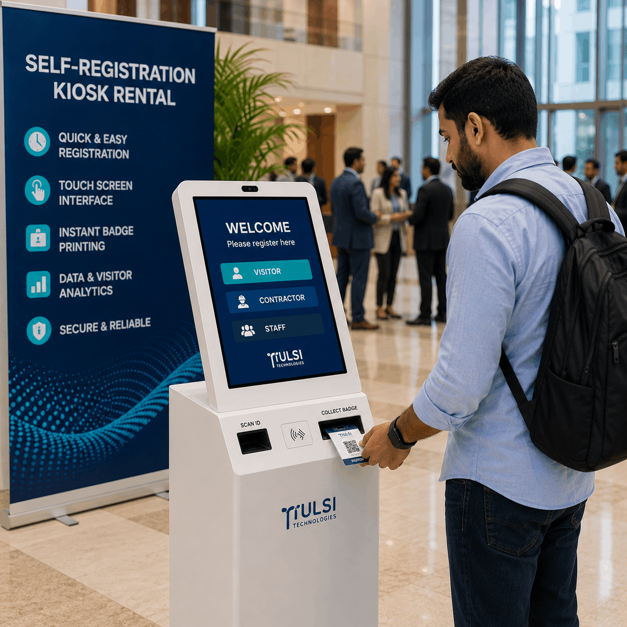 Self-Registration Kiosk Rental Self-Registration Kiosk Rental