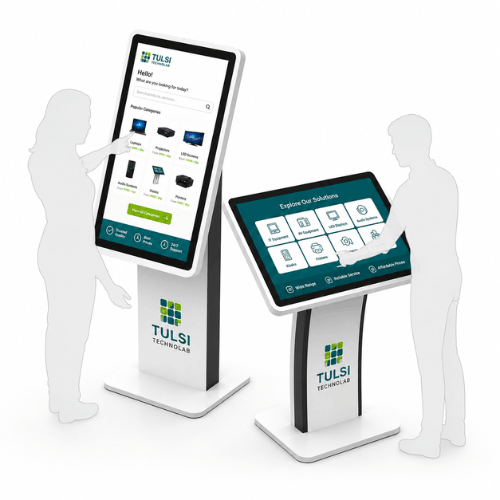 Interactive kiosk rental Ahmedabad with touchscreen digital kiosk and self service display