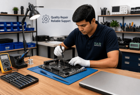 Professional laptop and hardware repair services in Ahmedabad